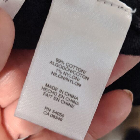 💜5/$25 SMALL black 3/4 sleeve button-down cardigan - Picture 5 of 5